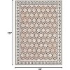 Nasitip Area Rug Soft Contemporary Carpet, Geometric Checkered Floor Cover Ultra-Thin Modern Diamond Pattern Rug for Bedroom Office - 2 of 4