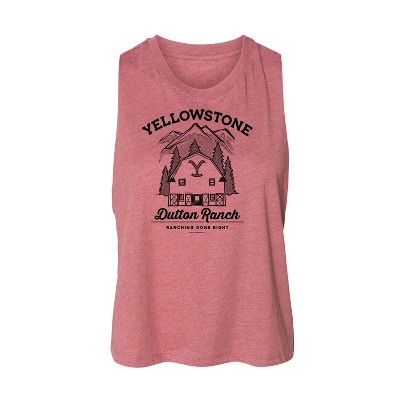 Women's - Yellowstone - Yellowstone Dutton Ranch Graphic Racerback Tank