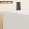 Garvee Kids Wooden Bookshelf with 4 Drawers 47 Inch Tall White Children Bookcase Storage Organizer, White - 4 of 4