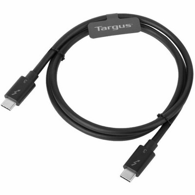 Targus 0.8M USB-C Male to USB-C Male Thunderbolt 3 40Gbps Cable