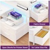 Aheaplus Reversible L-shaped Computer Desk with Drawers, Home Office Desk with Power Outlet and LED Light Strip - 4 of 4