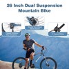 26 inch Mountain Bike 21-Speed Dual Suspension Aluminum Alloy Frame For Men and Women's Bike - 4 of 4