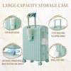 BEAFUP 20"/24"/28" 3 pcs/set in ABS Spinner Wheel Luggage, Carry on Suitcase, with Cup Holder & USB Port & Phone Holder - 4 of 4