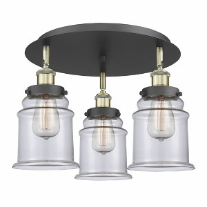 Canton - 3 Light Flush Mount In Industrial Style-10.75 Inches Tall and 17.75 Inches Wide - 1 of 1