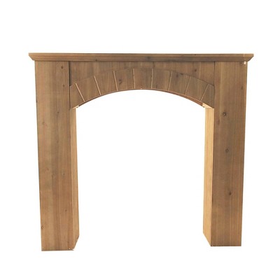 VIP Wood 44.75 in. Brown Traditional Decor Mantel
