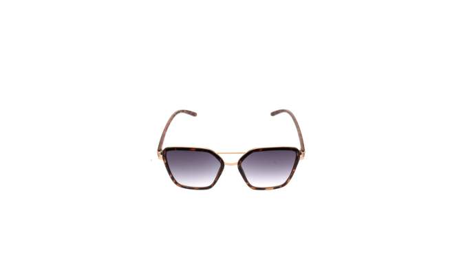 Women&#39;s Tortoise Shell Print Plastic Aviator Sunglasses - Universal Thread&#8482; Gold, 2 of 6, play video