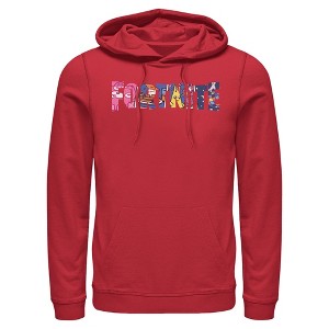 Mens Fortnite Classic Logo Character Fill Lightweight Hoodie - 1 of 4