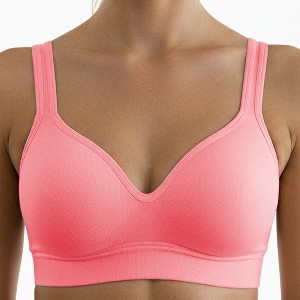 5 Star Super Deals Seamless Wireless Bra – Wire-Free Padded Support, Breathable Air Cooling Mesh, Natural Shaping and Lift for Daily Wear - 1 of 4