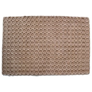 HomeRoots 2' X 3' Natural Jute Geometric Hand Woven Area Rug - 1 of 4