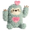 Aurora Val Sayings 10" Stuck On You Sloth Green Stuffed Animal - 2 of 4