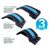 TRAKK Back Stretching Device, Back Massager for Bed & Chair & Car, Multi-Level Lumbar Support Stretcher Spinal, Lower and Upper Muscle Pain Relief - 3 of 4