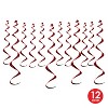 Beistle Metallic Whirls, Assorted Colors, 8-13.5" & 4-25", (24/Pkg) - 4 of 4