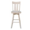 Ava Counter Height Barstool with Swivel Seat Unfinished - International Concepts: Hardwood Frame, Kitchen Island Stool - 2 of 4
