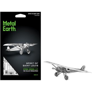 Model Kit Spirit Of Saint Louis Monoplane Aircraft (Moderate Difficulty) Steel Model by Metal Earth - 1 of 4