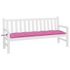 vidaXL Garden Bench Cushion Pink 70.9 in.x19.7 in.x2.8 in. Oxford Fabric - 3 of 4