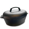 Bayou Classic 6-qt Cast Iron Oval Roaster with Lid - 2 of 2