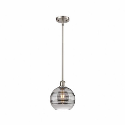 Rochester - 1 Light Stem Hung Mini Pendant In Industrial Style-9.88 Inches Tall and 8 Inches Wide