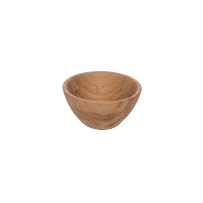 Beachcombers Bamboo Wooden Small Serving Dining Bowl, 4.75 in.