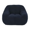 CAVINAS Teddy Fabric Memory Foam Bean Bag Chair with Filler,Soft Bean Bag Couch,Accent Chairs for Living Room - 3 of 4