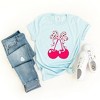 Simply Sage Market Women's Coquette Cherries Spotted Bow Short Sleeve Graphic Tee - 2 of 4