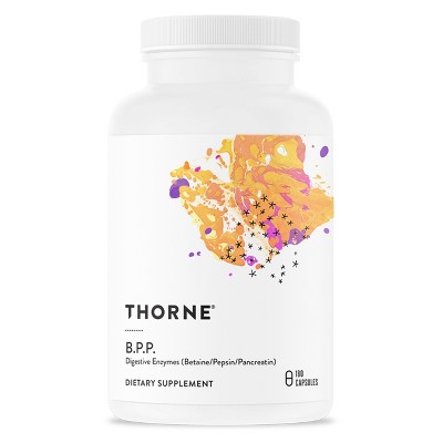 THORNE Multi Enzyme (Formerly B.P.P.) - Betaine, Pepsin, Pancreatin - Dairy-Free - 180 Capsules - 90 Servings