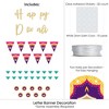 Big Dot of Happiness Happy Diwali - Festival of Lights Party Letter Banner Decor - 36 Banner Cutouts & No-Mess Real Gold Glitter Diwali Banner Letters - 3 of 4
