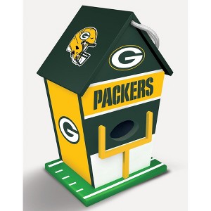 MasterPieces Officially Licensed NFL Green Bay Packers outdoor wood birdhouse! - 1 of 3