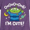 Girls' - Disney - Alien Ooh I'm Cute Fitted Short Sleeve Graphic T-Shirt - 2 of 4