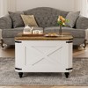 Farmhouse Lift Top Coffee Table With Large Hidden Storage - 3 of 4