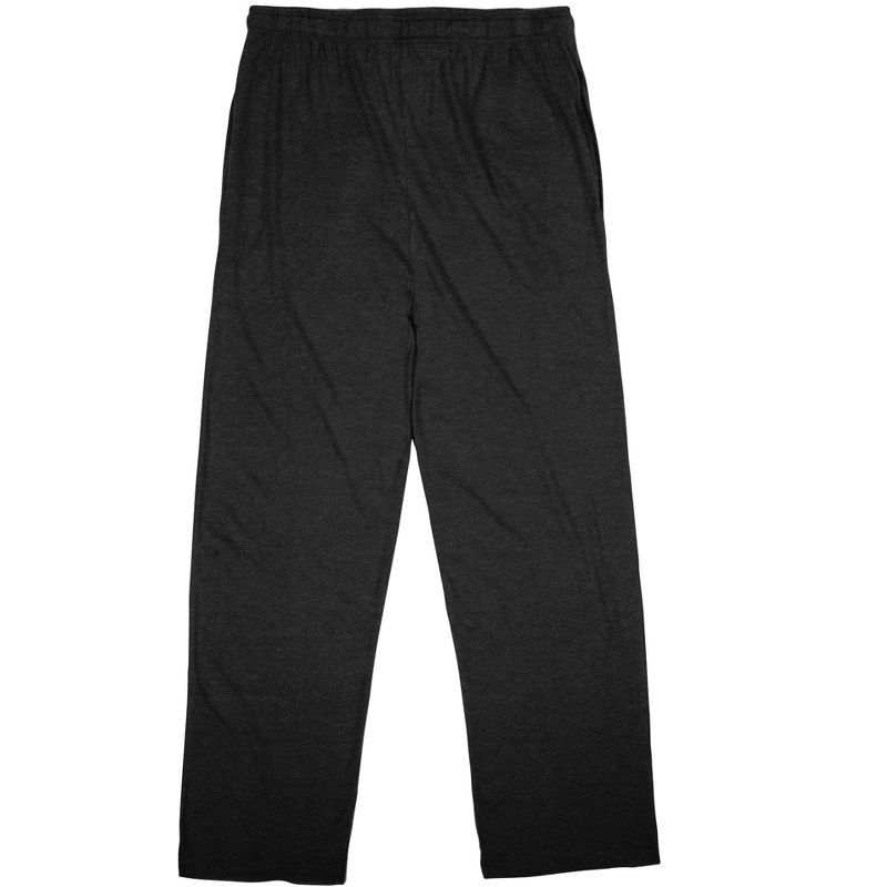 St. Patrick's Day Lucky Clover Men's Black Sleep Pajama Pants, 3 of 4