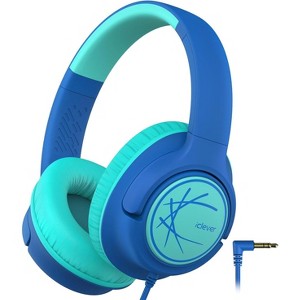 iClever Kids Headphones with Cord, 85dBA Safe Volume Wired Headphones for Kids, Stereo Sound Foldable Adjustable - 1 of 4