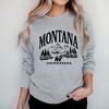 Simply Sage Market Women's Graphic Sweatshirt  Montana Forest Scene - 2 of 4