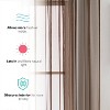 HLC.ME Sheer Voile Transparent Window Treatment Rod Pocket Curtain Panels - Set of 2 - 3 of 4