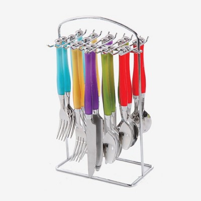 BrylaneHome 20 Pc. Santoro Assorted Flatware Set