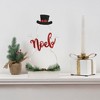 Northlight 4.5" White Metal Gift Box Christmas Taper Candle Holder - 3 of 4