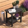 Acoinel HDPE Patio End Table for Outdoor - 2 of 4