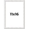 PosterPalooza | Textured White Picture Frame - UV Acrylic, Foam Board Backing, Hanging Hardware - 2 of 4