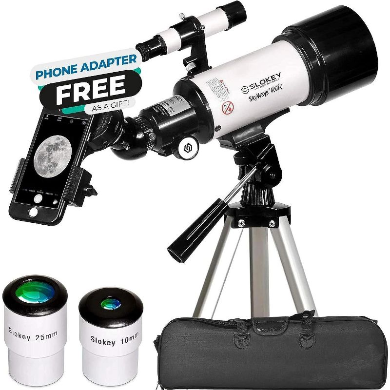 Slokey Discover The World Portable Astronomical Telescope - 40070 for Adults and Beginners, 1 of 4
