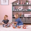 Martha Stewart Kids' Deluxe Dollhouse Bookshelf: Children's Wooden Bookcase and Miniature Toy Organizer with Bins - 3 of 4