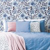 RoomMates Clara Jean April Showers Peel and Stick Wallpaper Blue: Removable Vinyl, Self-Adhesive, 28 Sq Ft Coverage - image 4 of 4