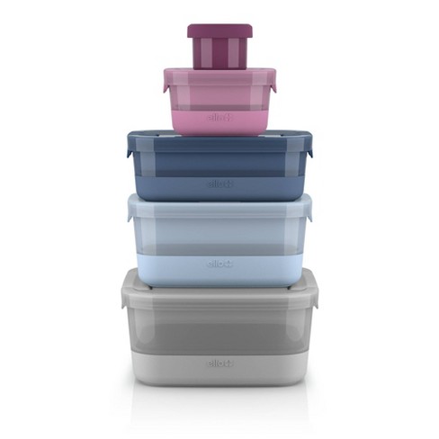 Ello Plastic Salad Bento Set Mauve : Target