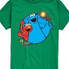 Boys' - Sesame Street - Cookie Monster And Elmo Travel Short Sleeve Graphic T-Shirt - 2 of 4