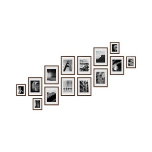 Haus and Hues Stow Gallery Wall Frame Set with Real Glass and Mat - 1 of 4