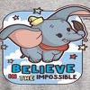 Boys' - Disney - Believe In The Impossible Graphic Long Sleeve Fleece Sweatshirt - 2 of 4
