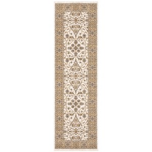 Oriental Weavers Maharaja 001J1 Ivory/ Gold Indoor Area Rug - 2'3" x 7'6" - 1 of 4
