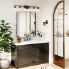 40-Inches x 32-Inches Framed Rectangle Bathroom Vanity Mirror - 3 of 4