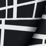 black abstract windowpane