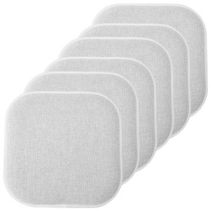 Alexis Memory Foam No Slip Back 16" x 16" Chair Pad Cushion by Sweet Home Collection® - 1 of 4
