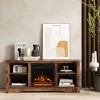 Tangkula Fireplace TV Stand for 65" Flat Screen TV w/ 18" Electric Fireplace Heater - 2 of 4
