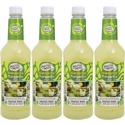 Master Of Mixes 4 Pack Margarita Mix - Ready To Use – 1 Liter Bottle ...